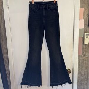 Flying Monkey Size 27 Women's Black Flared Jeans